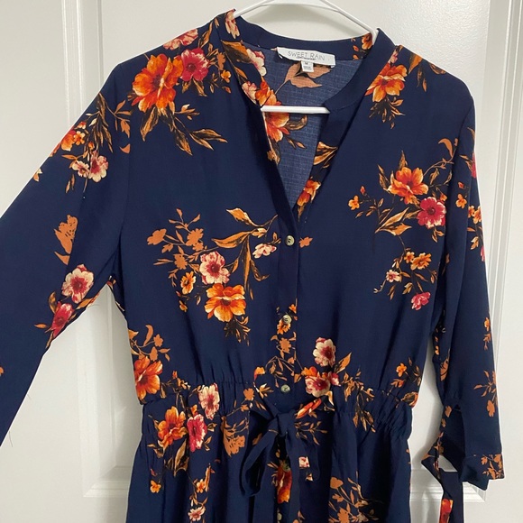 Sweat Rain Flower Blouse M - Picture 7 of 7